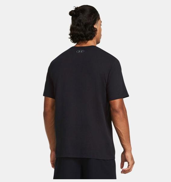 Siyah Erkek UA Bball Net Icon Kısa Kollu Tişört