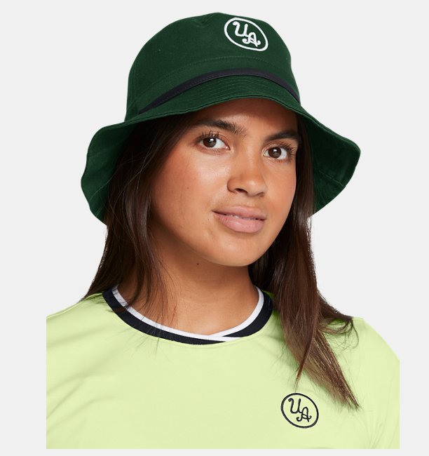 Unisex UA Driver Golf Bucket Şapka Yeşil