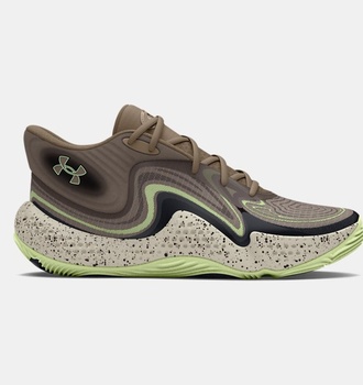 Erkek UA Spawn 6 Mid Camo Basketbol Ayakkabısı