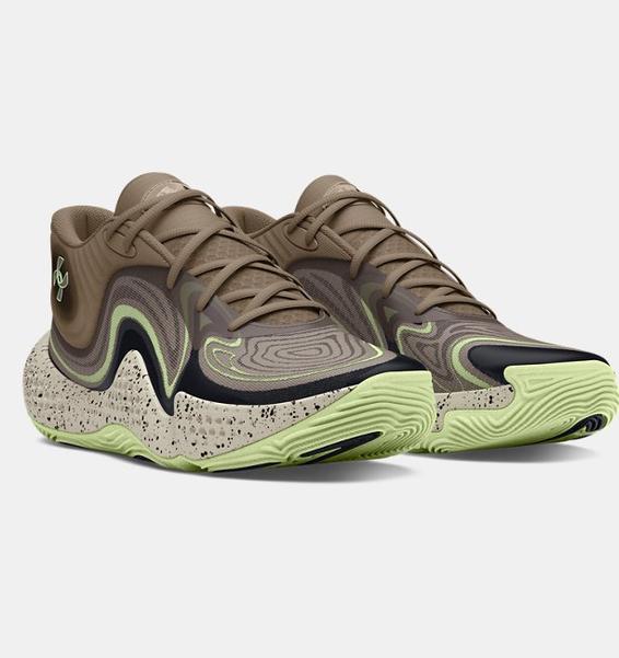 Vizon Erkek UA Spawn 6 Mid Camo Basketbol Ayakkabısı