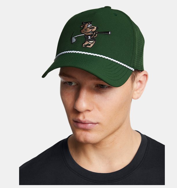 Erkek UA Driver Snapback Şapka Yeşil