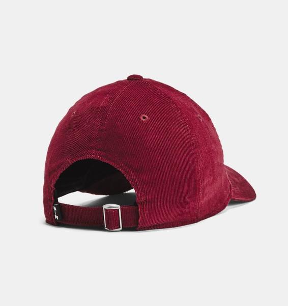 Bordo Unisex UA Sportstyle Kadife Ayarlanabilir Şapka