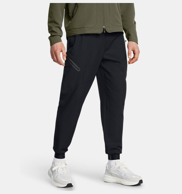 Erkek UA Unstoppable Woven Jogger Eşofman Altı Siyah