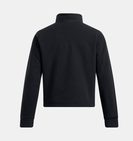 Siyah Kadın UA Expanse Fleece Yarım Fermuarlı Sweatshirt