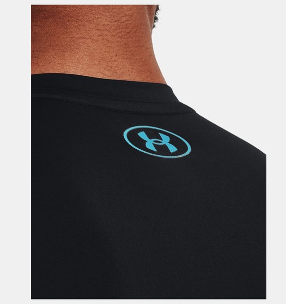 Siyah Erkek HeatGear® Uzun Kollu