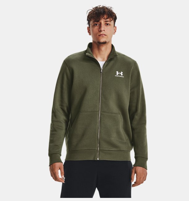 Erkek UA Essential Fleece Track Mont Haki