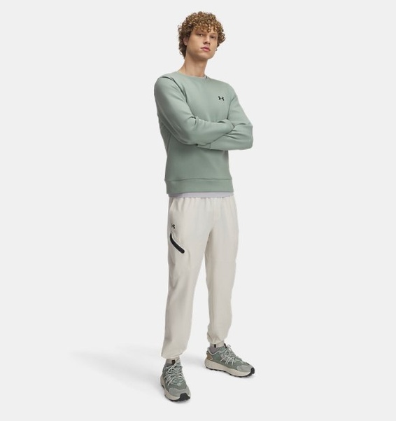 Beyaz Erkek UA Unstoppable Woven Jogger Eşofman Altı