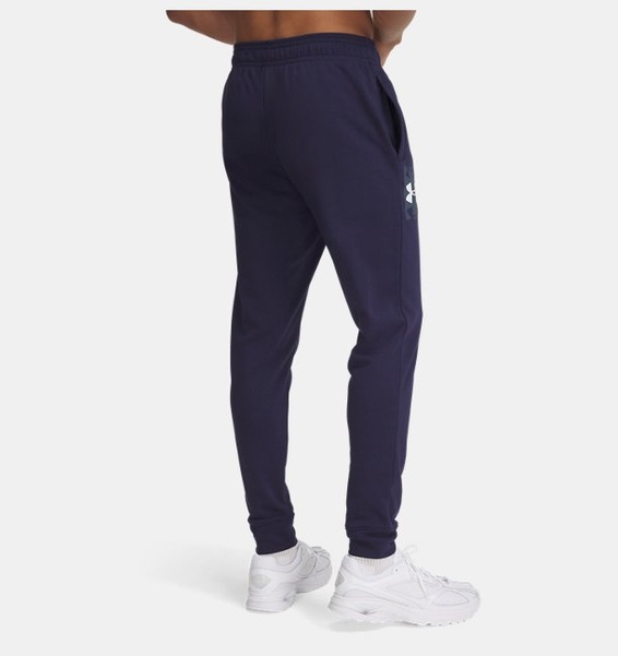 Lacivert Erkek UA Rival Terry Logo Jogger Eşofman Altı