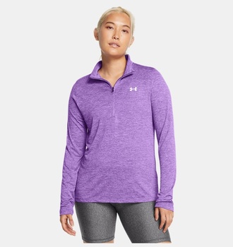 Kadın UA Tech 1/2 Fermuarlı- Twist Uzun Kollu T-shirt
