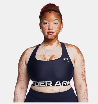 Kadın UA HG Mid Branded Spor Sütyeni