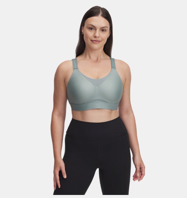Kadın UA Infinity High 2.0 Spor Sütyeni Yeşil