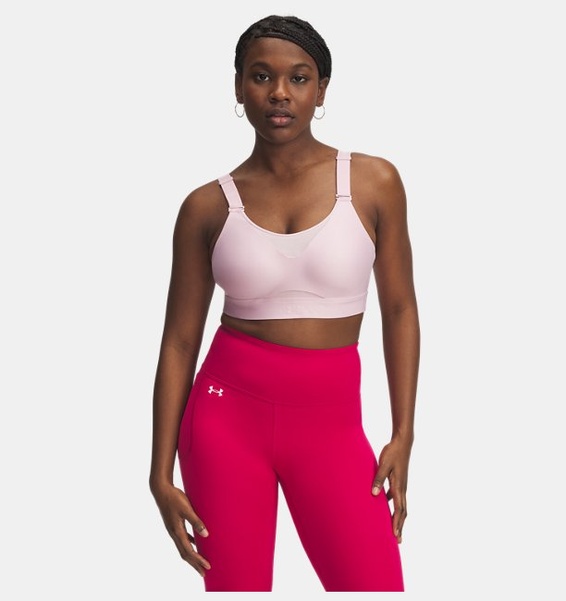 Pembe Kadın UA Infinity High 2.0 Spor Sütyeni