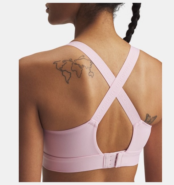 Pembe Kadın UA Infinity High 2.0 Spor Sütyeni
