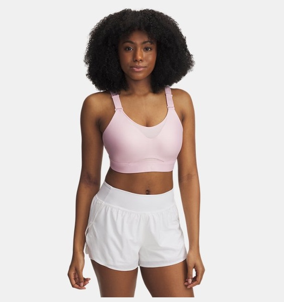 Pembe Kadın UA Infinity High 2.0 Spor Sütyeni