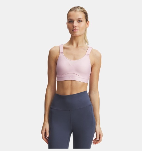 Pembe Kadın UA Infinity High 2.0 Spor Sütyeni