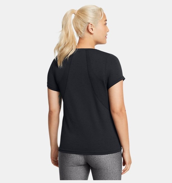 Siyah Kadın UA Vanish Seamless Loose T-shirt