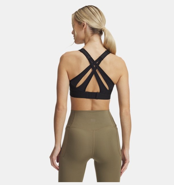 Siyah Kadın UA Infinity High Strappy Spor Sütyeni