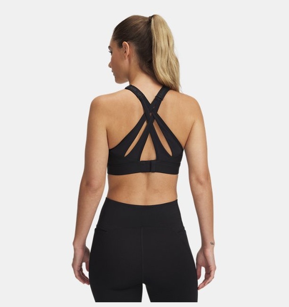 Siyah Kadın UA Infinity High Strappy Spor Sütyeni