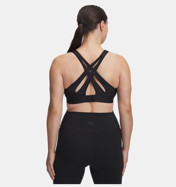 Siyah Kadın UA Infinity High Strappy Spor Sütyeni