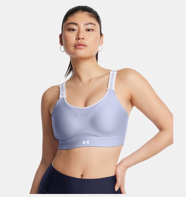 Kadın UA Infinity High 2.0 Spor Sütyeni Lila