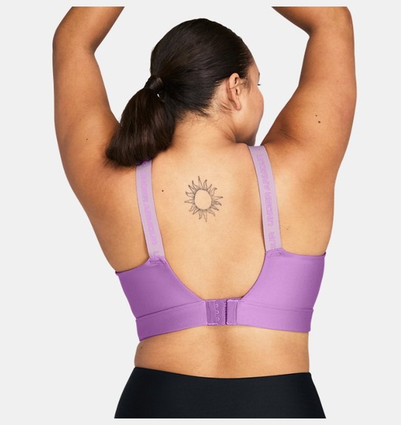 Mor Kadın UA Infinity High 2.0 Spor Sütyeni