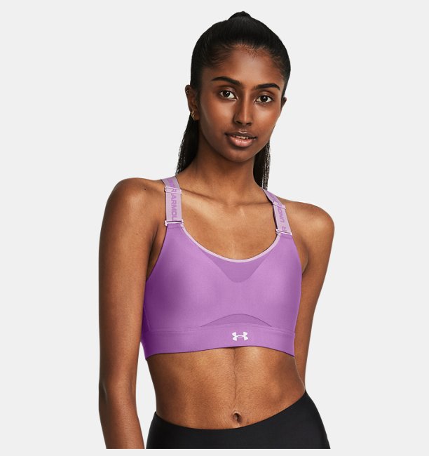 Kadın UA Infinity High 2.0 Spor Sütyeni Mor