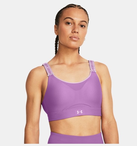 Mor Kadın UA Infinity High 2.0 Spor Sütyeni