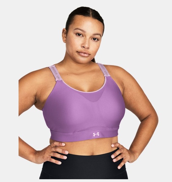 Mor Kadın UA Infinity High 2.0 Spor Sütyeni