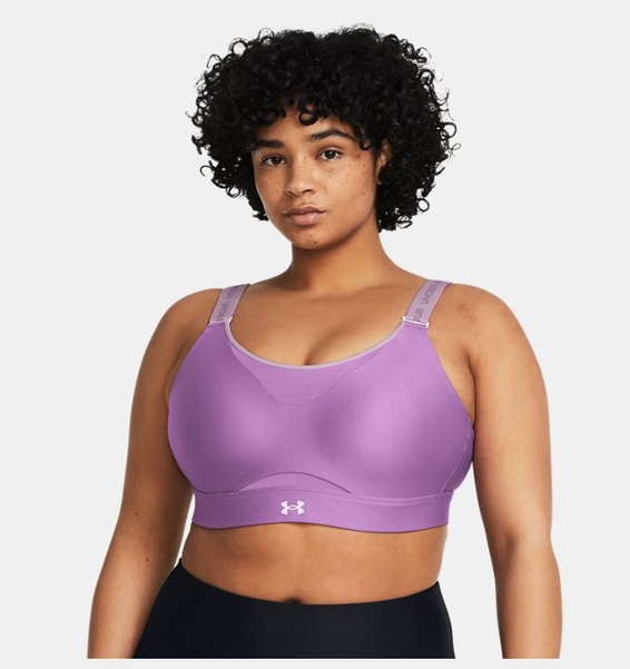 Mor Kadın UA Infinity High 2.0 Spor Sütyeni