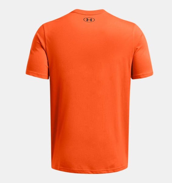 Turuncu Erkek UA Project Rock Brahma Bull Kısa Kollu T-shirt