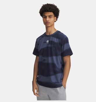 Erkek UA Curry Heavyweight Logo Tişört