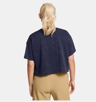 Kadın UA Varsity Crop Heavyweight Kısa Kollu T-shirt