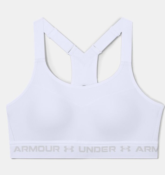 Beyaz Kadın Armour® High Crossback Spor Sütyeni