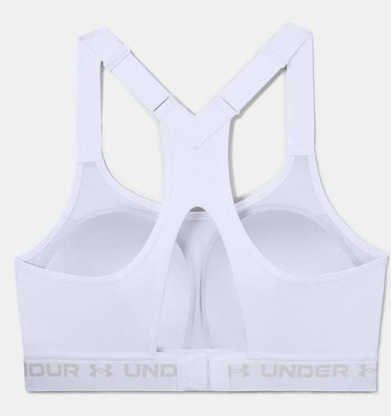 Beyaz Kadın Armour® High Crossback Spor Sütyeni