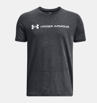 Çocuk UA Logo Wordmark Kısa Kollu T-shirt