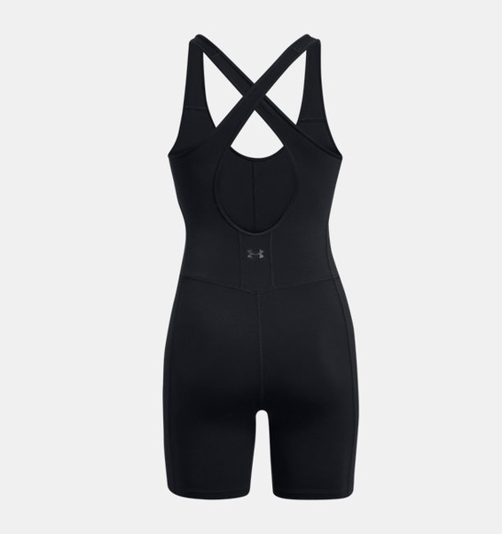 Siyah Kadın UA Meridian Şortlu Bodysuit