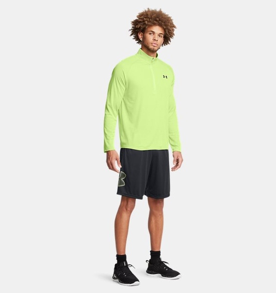 Siyah Erkek UA Tech Graphic Şort