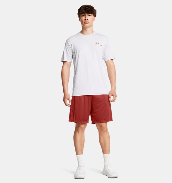 Turuncu Erkek UA Tech Graphic Şort