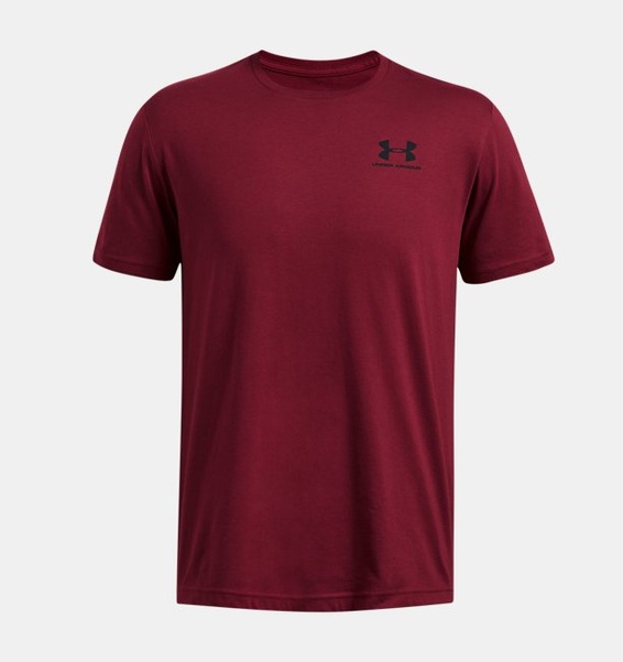 Bordo Erkek UA Sportstyle LC Kısa Kollu T-shirt
