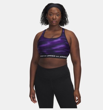 Kadın UA Crossback Mid Baskılı Spor Sütyeni