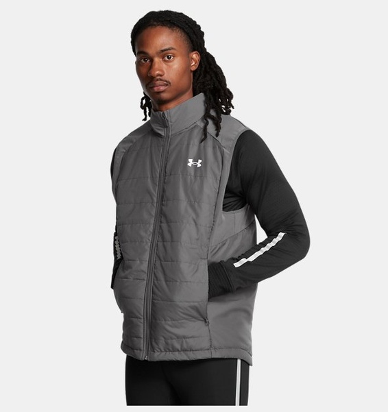 Gri Erkek UA Launch Pro Yalıtımlı Yelek