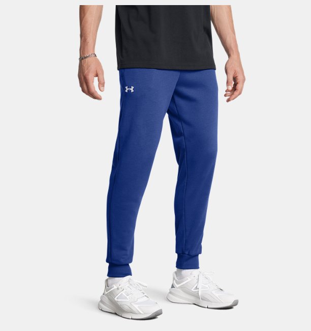 Erkek UA Rival Fleece Eşofman Altı Mavi