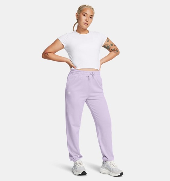 Mor Kadın UA Rival Terry Eşofman Altı