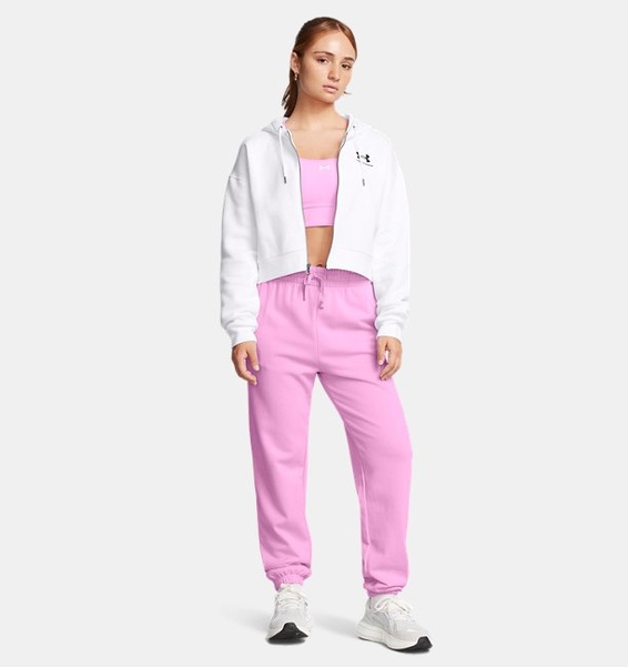 Pembe Kadın UA Rival Terry Eşofman Altı