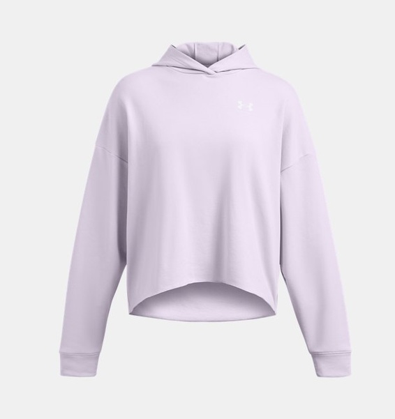 Mor Kadın UA Rival Terry Oversized Kapüşonlu Üst