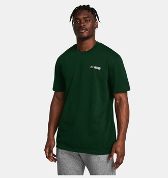 Erkek UA Heavyweight Armour Label Kısa Kollu T-shirt