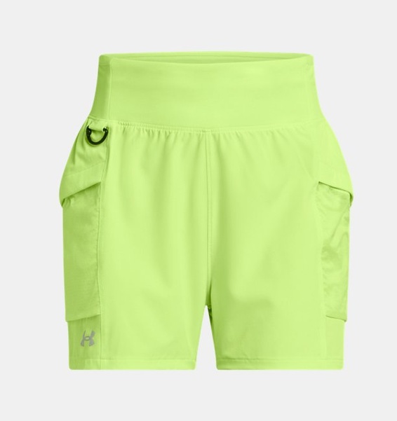 Yeşil Kadın UA Trail Run Şort