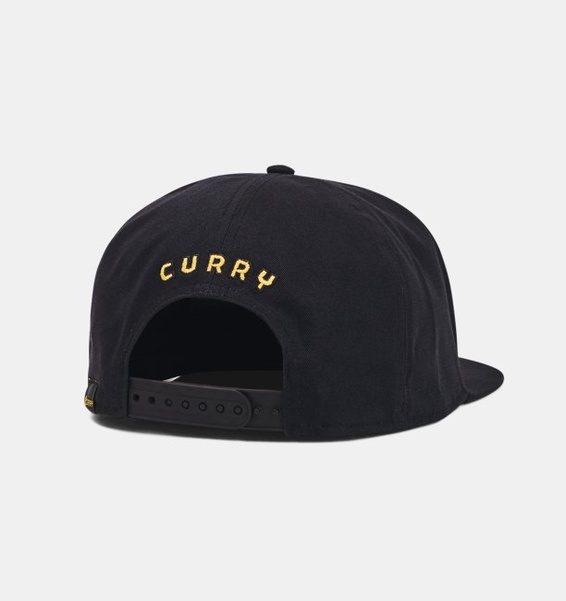 Siyah Erkek UA Curry Flatbrim Snapback Şapka