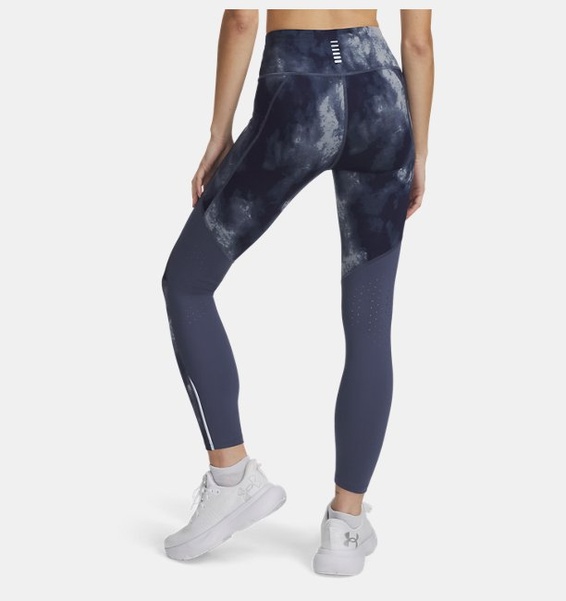 Gri Kadın UA Launch Baskılı Bilekte Tayt