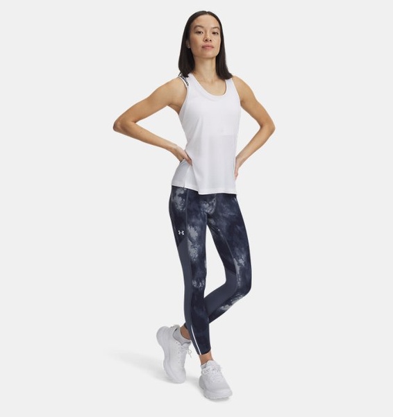 Gri Kadın UA Launch Baskılı Bilekte Tayt